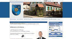 Desktop Screenshot of heroldsberg.de